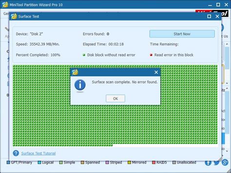 hard drive surface scan test|disk surface test windows 10.